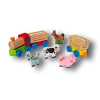 TREN GRANJA JUGUETE DIDACTICO