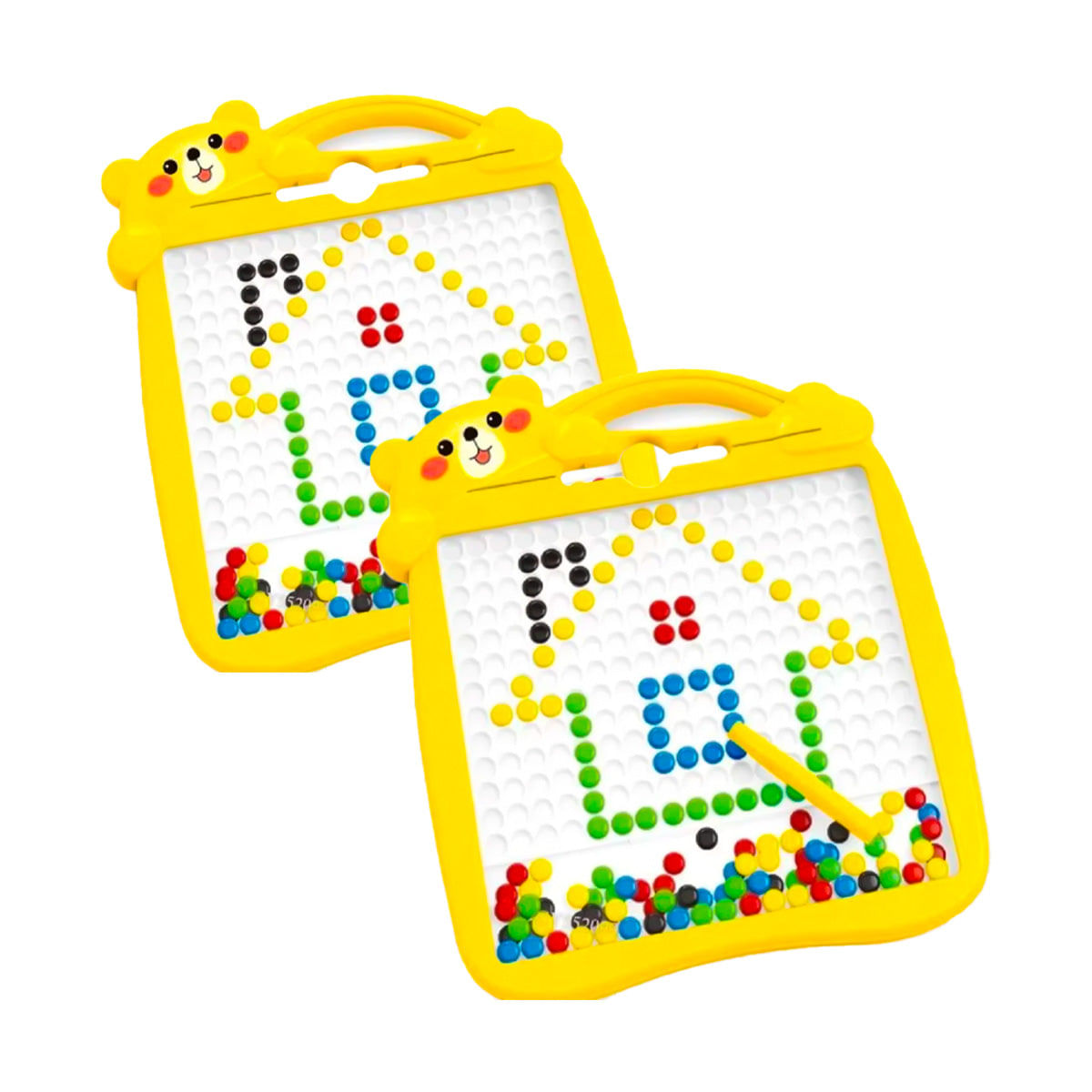 2 UNID PIZARRA DE PUNTOS MAGNETICOS GRANDE
