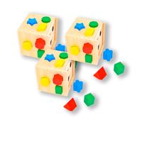 3 UNID CUBO CON ENCAJE