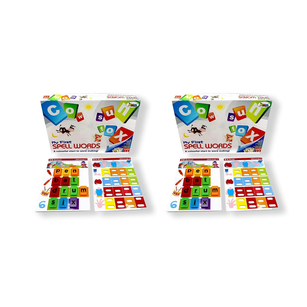 2 UNID SCRABLE JUGUETE