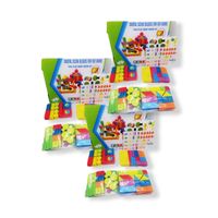 3 UNID BLOQUES DE COLORES X100 PCS EN CAJA