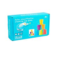 JUEGO DE VASOS APILABLES CON FICHAS
