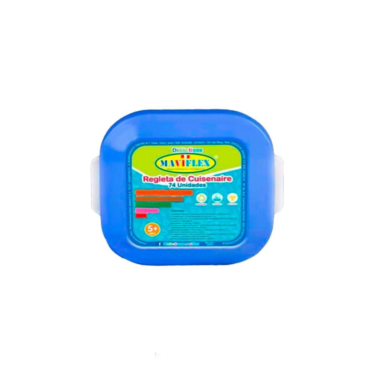 REGLETA FRACCIONADA Y NUMERADA DE 74 PCS PEQUEÑO
