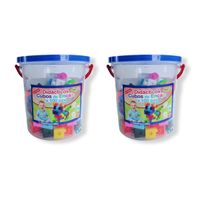 2 UNID POLICUBO EN TAPER X100 PCS 10 COLORES