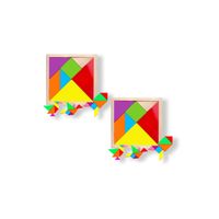 2 UNID JUGUETE TANGRAM MOCROPOROSO