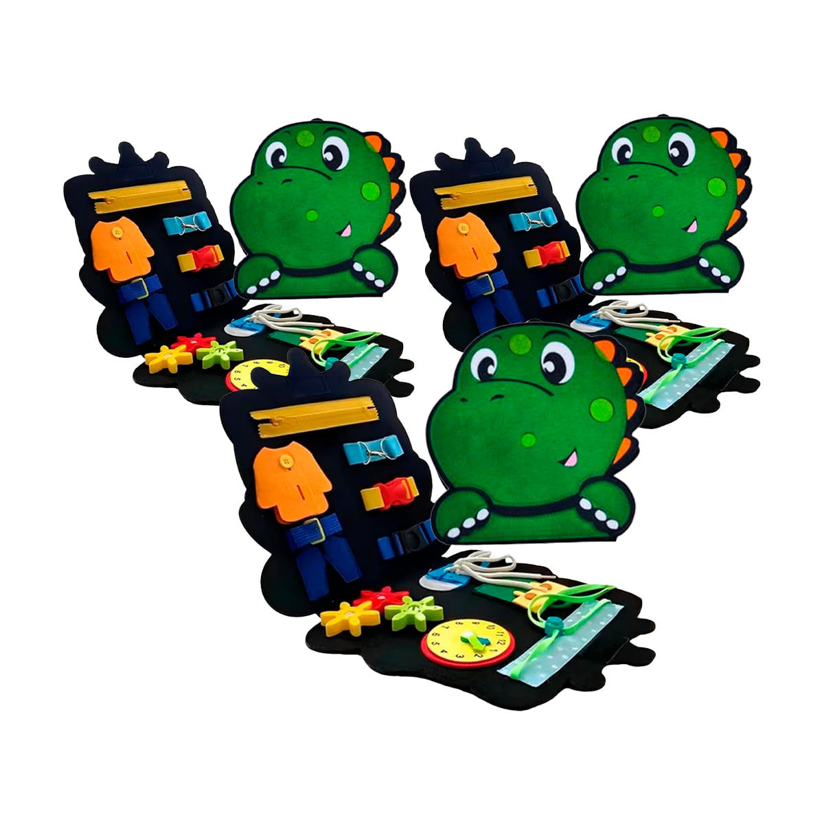 3 UNID MALETA DINO SIMPLE