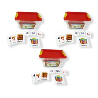 3 UNID JUEGO DE SILABAS ACRILICAS 105 PCS