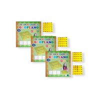3 UNID GEOPLANO JUGUETE