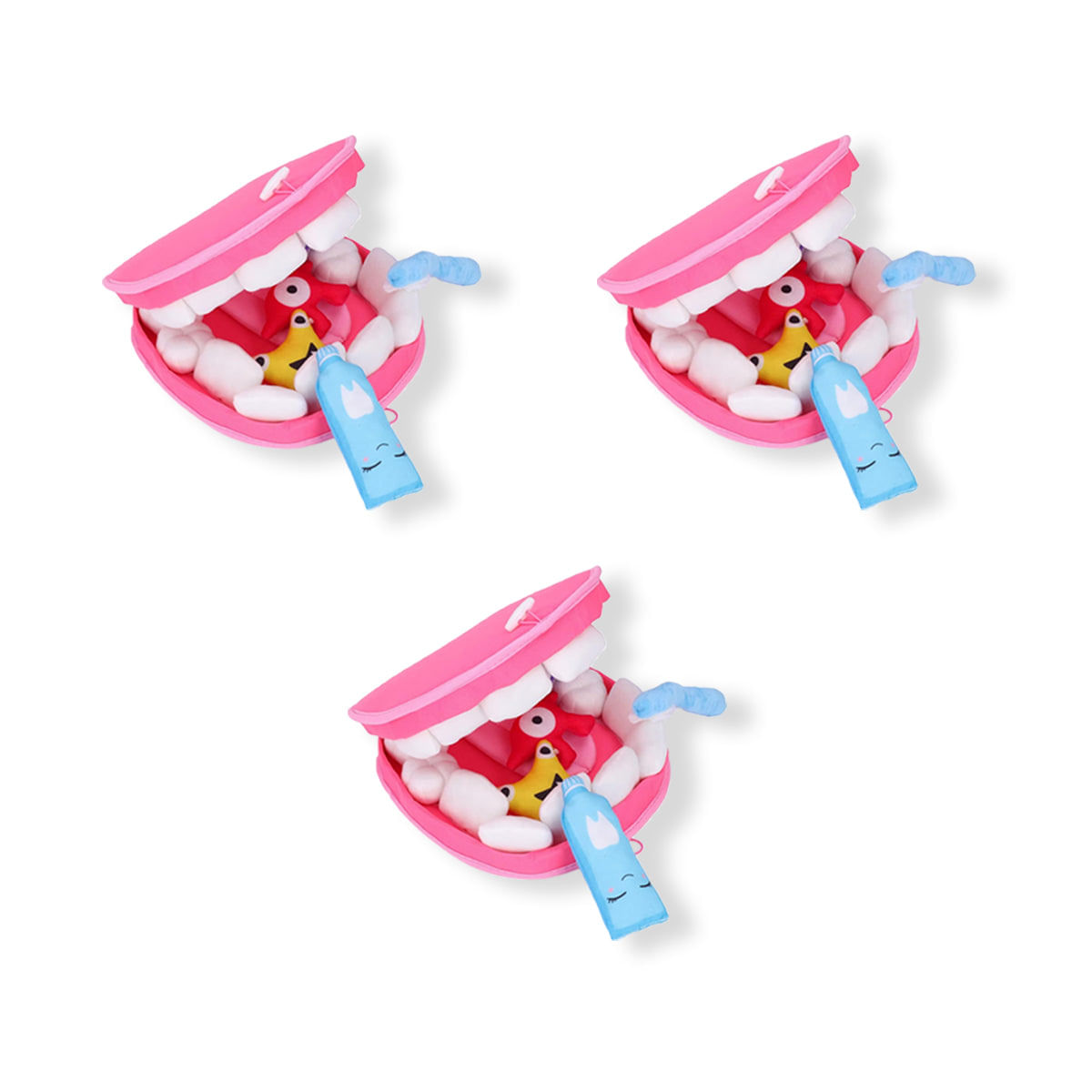 3 UNID DIENTES DE FELPA