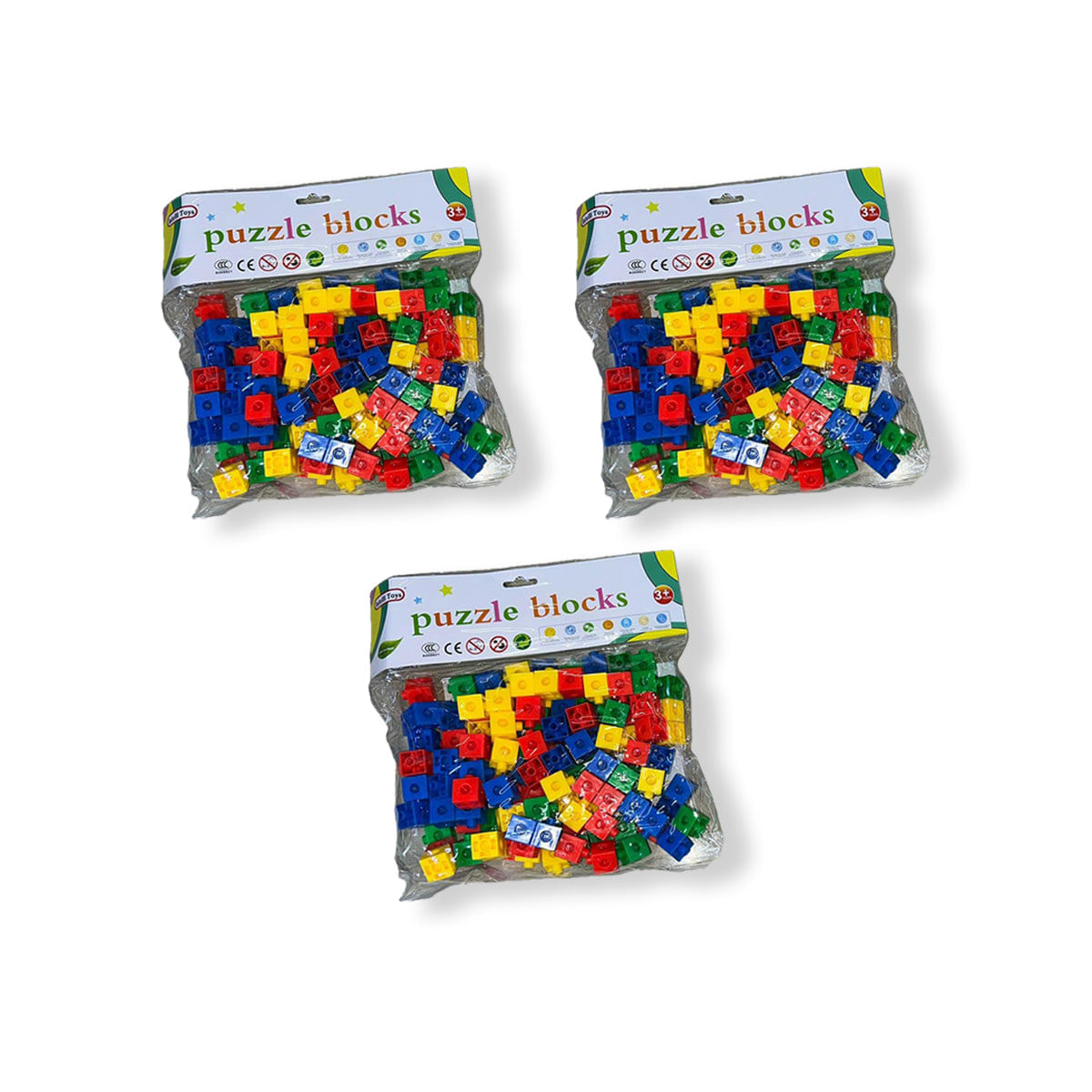 3 UNID POLICUBO X100 PCS EN BOLSA