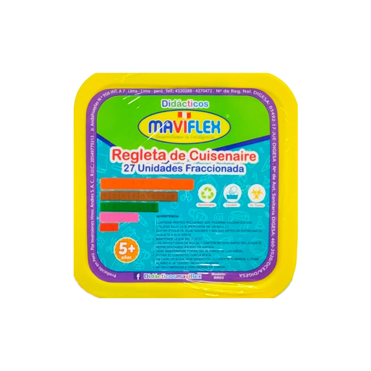 REGLETA FRACCIONADA X27 PCS