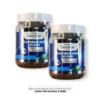 Gomitas con Espirulina Selenio Zinc Vitamina A y E Sottcor 2 Pomos
