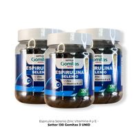 Gomitas con Espirulina Selenio Zinc Vitamina A y E Sottcor 3 Pomos