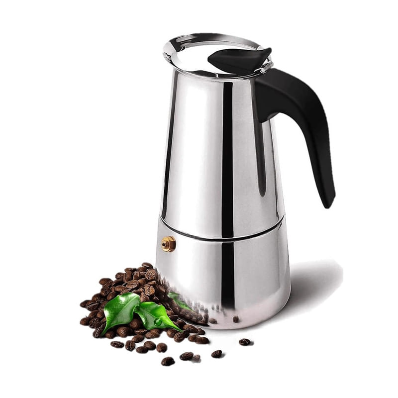 Cafetera Italiana Moka P9 Acero Inoxidable Espresso Maker