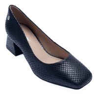 Zapato Para Mujer Cuero Royal Negro Hush Puppies
