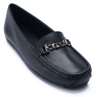 Mocasín Para Mujer Cuero debora Negro Hush Puppies