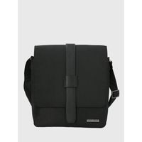 Maletín Para Hombre Poliéster Reciclado Randall Cross Negro Hush Puppies