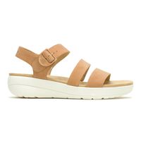 Sandalia Para Mujer Cuero Breathe Marron Hush Puppies