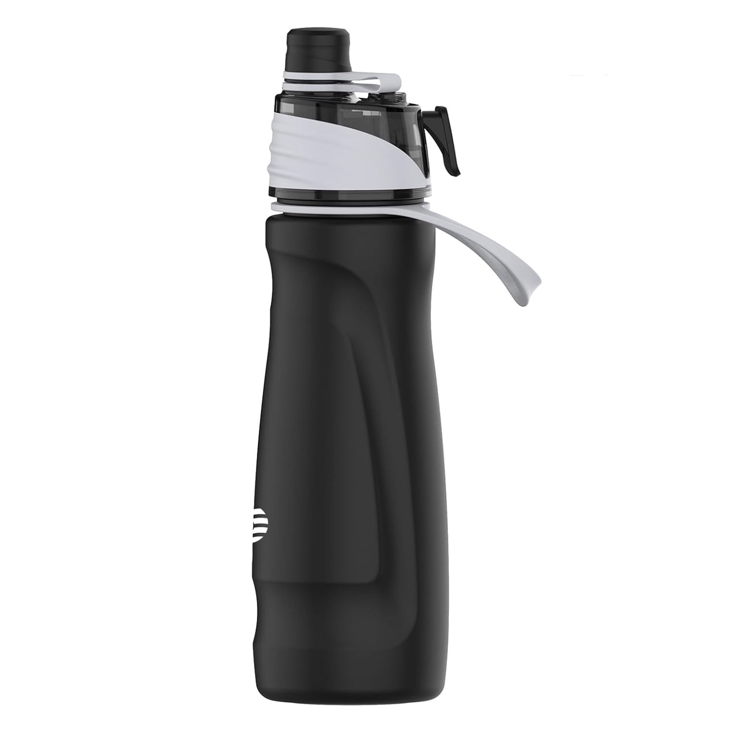FJBottle - Botella de acero KJ-PW-710-BLK con tapa de tritán con spray 710ml - Negro