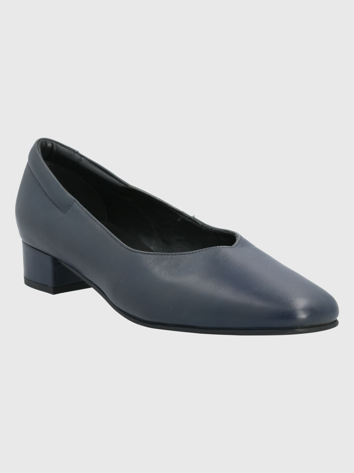 Zapato Para Mujer Cuero Eleven Azul Hush Puppies