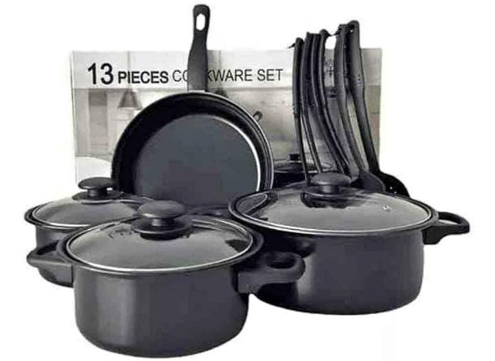 juego de ollas para cocina de 13 piezas (Oferta)