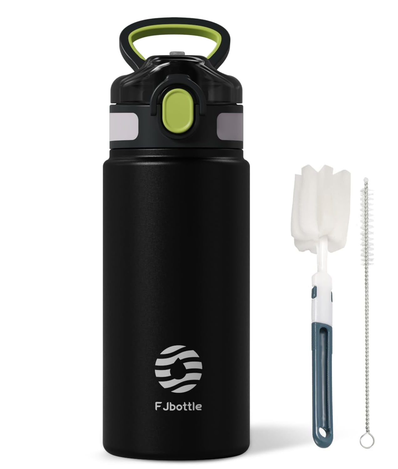 FJBottle - Botella de acero KJ-CL-720-BLK con tapa de tritán 720ml - Negro
