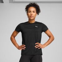 Polo Deportivo Puma Mujer W Tad Essential Heather Tee 525891 01 Negro