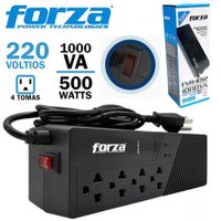 Estabilizador FORZA FVR-1012 1000VA 500W 4 TOMAS 220V Regulador