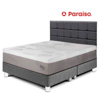 Dormitorio Royal Balanzze King 198 Cabecera Blocks Gris