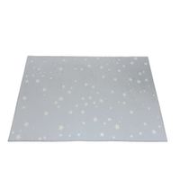 Alfombra Infantil Estrellas Gris 120X180