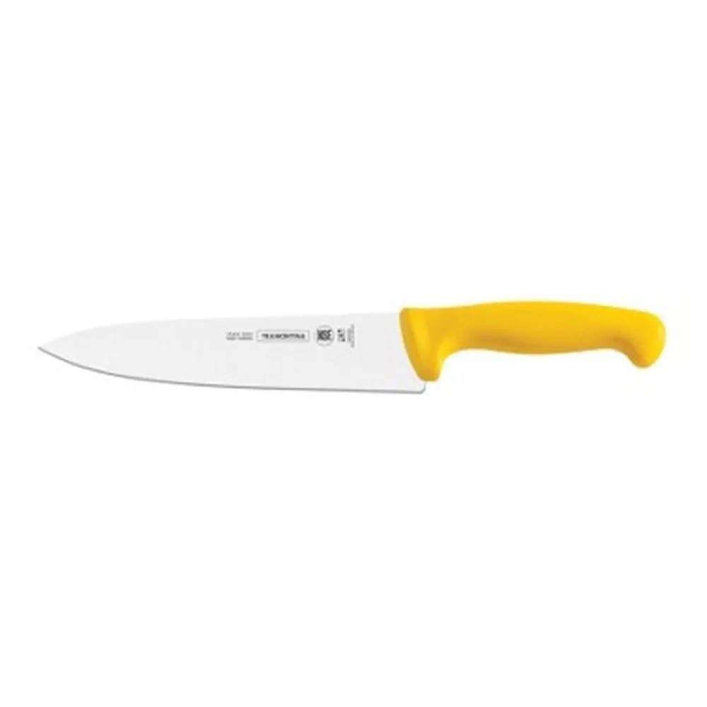 Cuchillo Carnicero 10""M/Amarillo 24609/050-080 - Tramontina - MEGA IMPORT