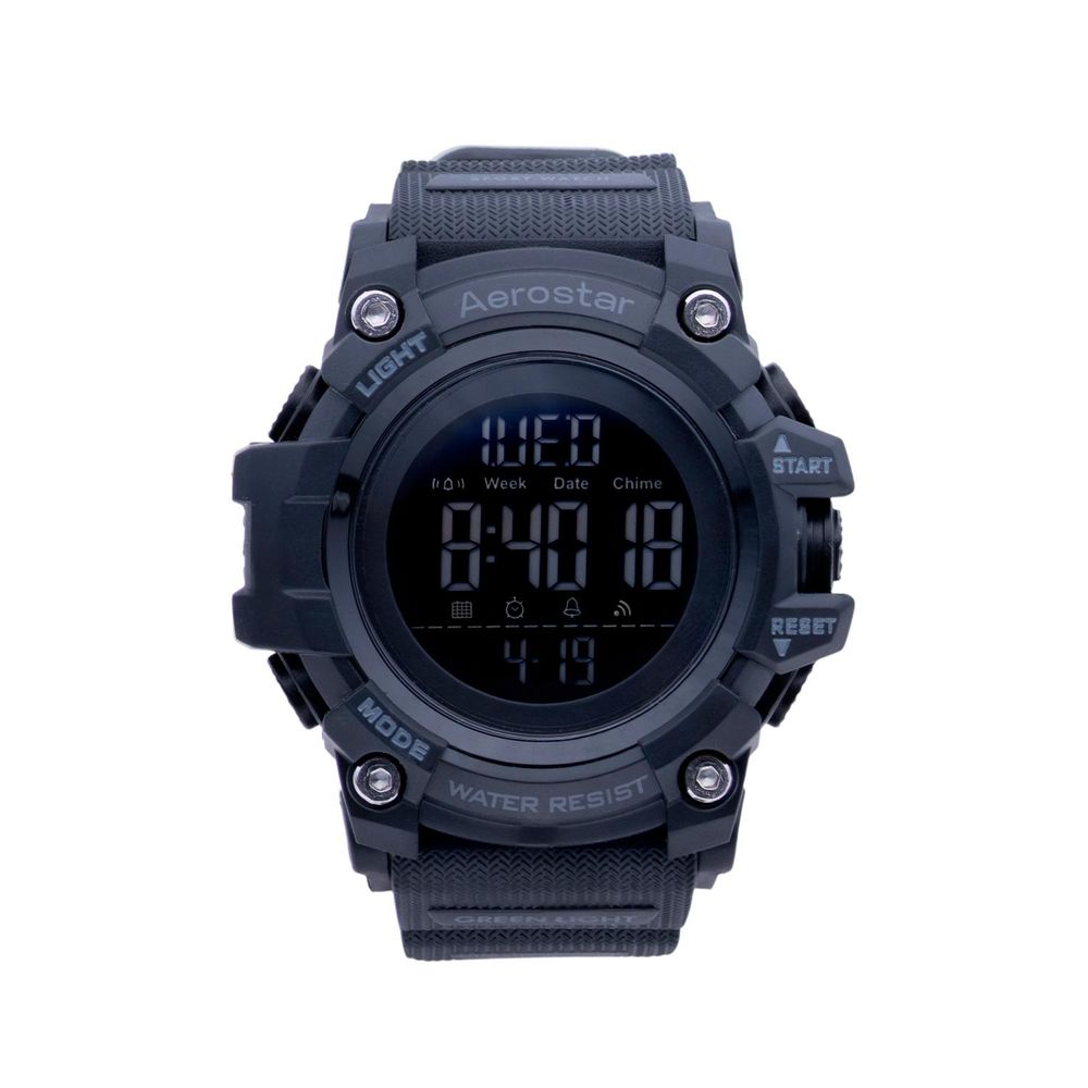 Reloj Aerostar Ae50003Bk Hombre Negro Digital