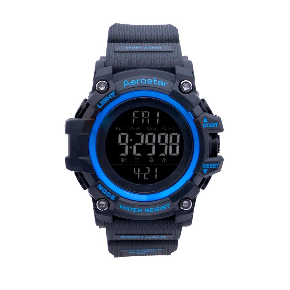 Reloj Aerostar Ae50003Bl Hombre Negro Digital