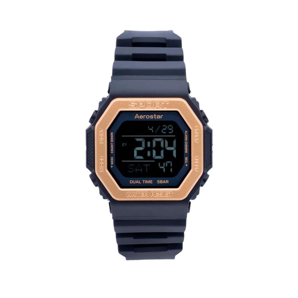 Reloj Aerostar Ae50005Gd Hombre Negro Digital