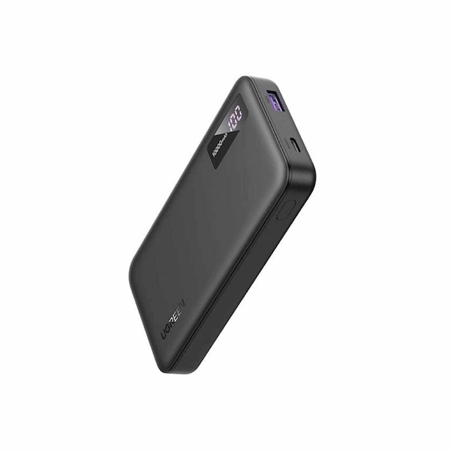 Power Bank Ugreen Carga Rapida Pantalla Digital 10000mAh 20W Negro Pb311 25742