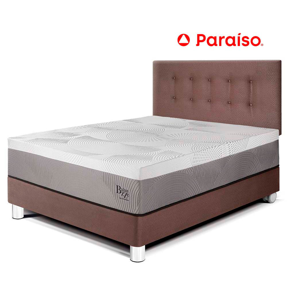 Dormitorio Balanzze 2 Plazas Choco Bipanel