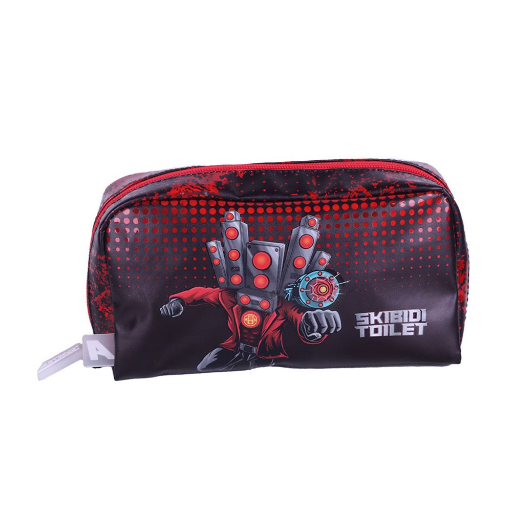 Cartuchera Bags Artesco Skibidi Red