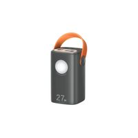 CARGADOR PORTÁTIL REMAX CON LUZ 60000 mAh 27W+22.5W RPP-123 GRIS