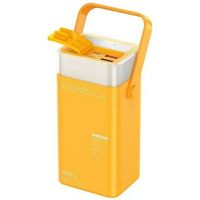 CARGADOR PORTÁTIL REMAX LUZ LED 40000mAh PD20W+QC22.5W RPP-596 AMARILLO