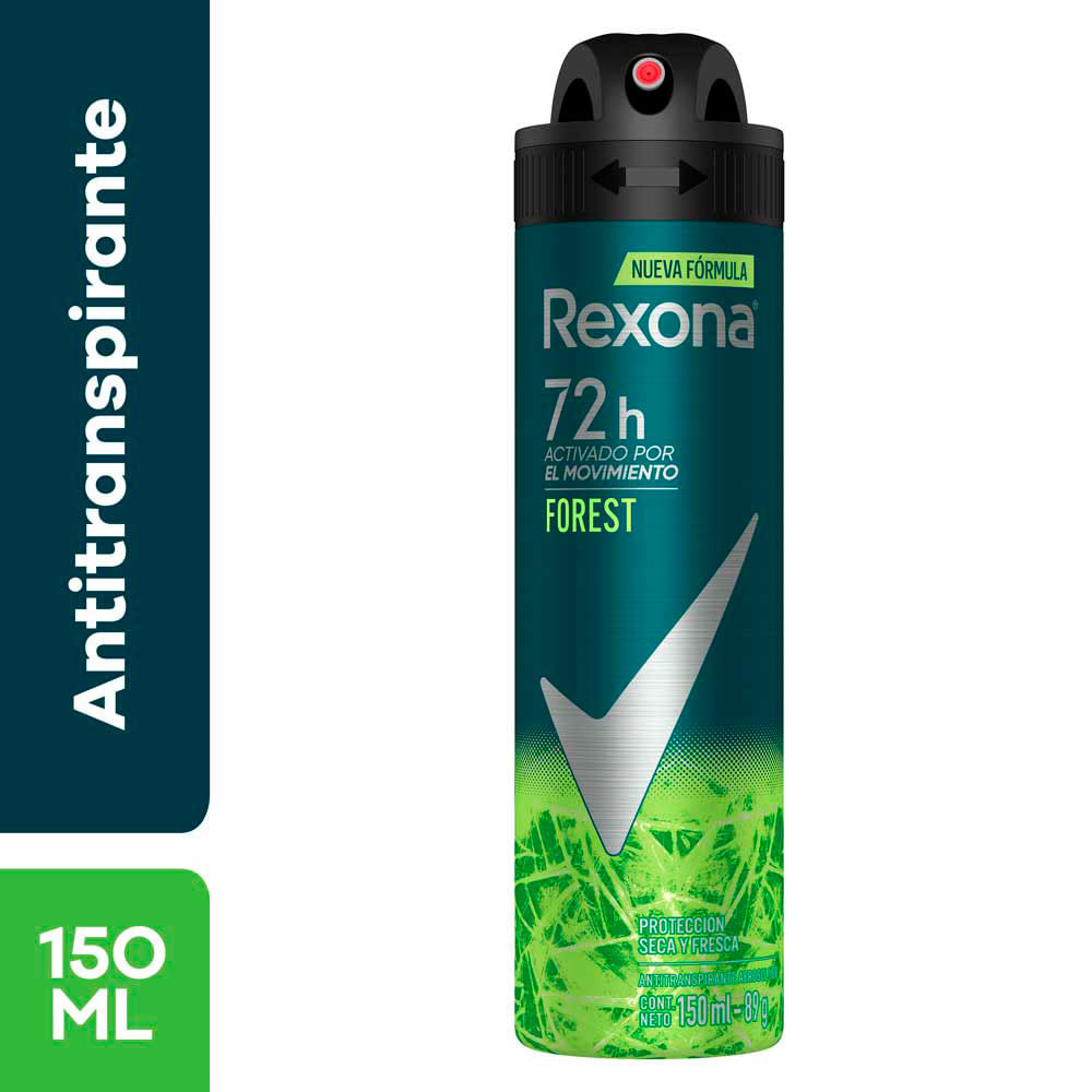 Desodorante Antitranspirante en Spray Rexona Forest