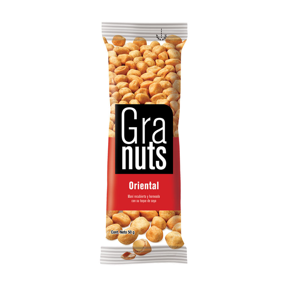 Mezcla GRANUTS Maní Oriental - Bolsa 50 G