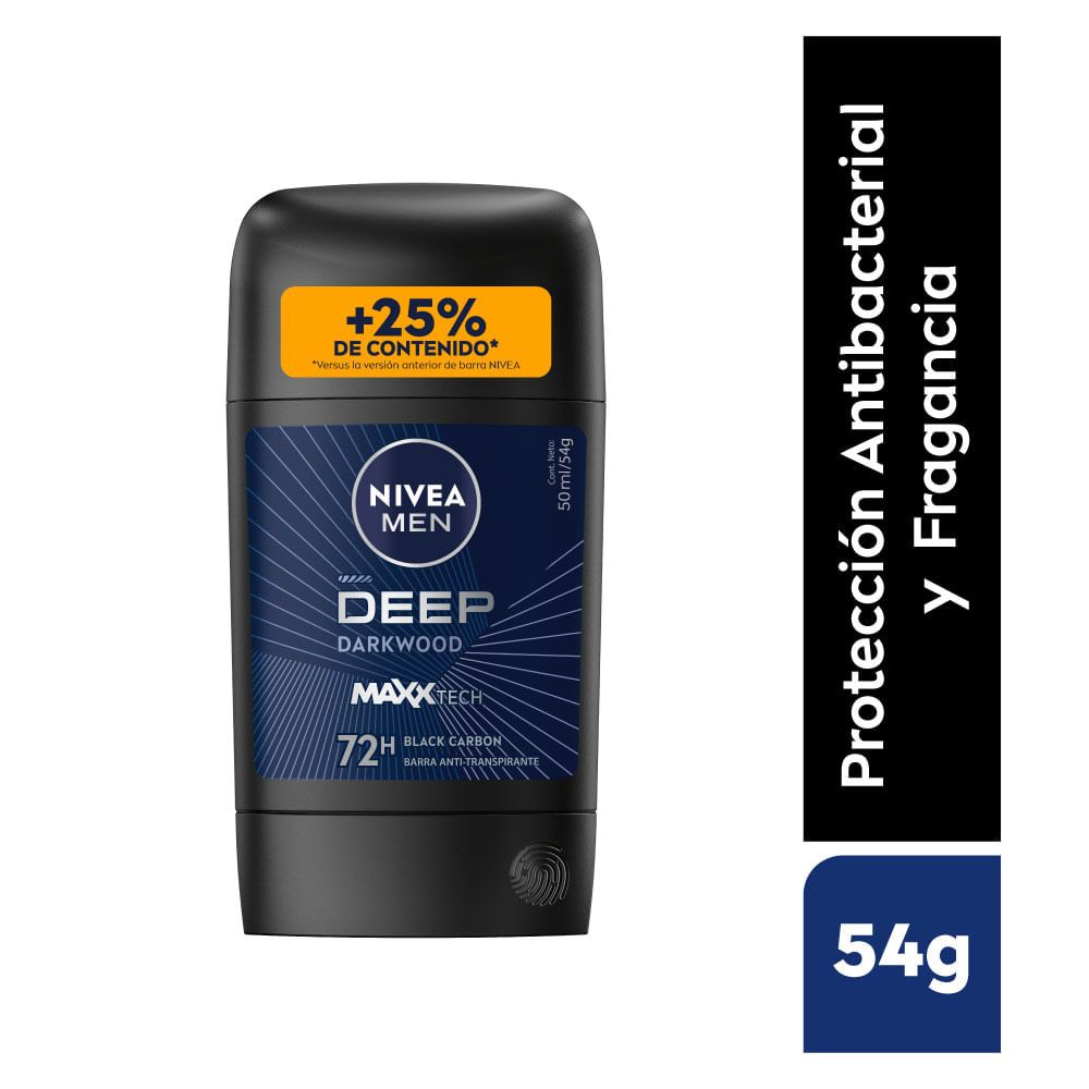 Desodorante en Barra Nivea Men Deep Dark Wood