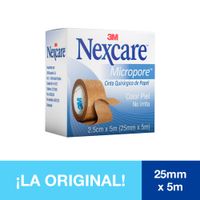 Cinta Nexcare Micropore Beige 25mm x 5m - Caja 1 UN