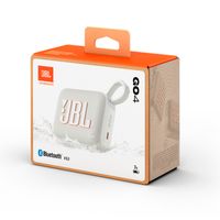 PARLANTE JBL BLUETOOTH GO 4 RESISTENTE AL POLVO Y AGUA IP67 BLANCO