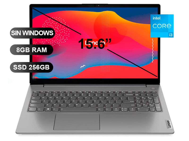 LAPTOP LENOVO V15 G3 IAP I3-1215U/ 8GB/ SSD256GB/ FREE/ 15.6/ 82TT00CVLM