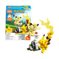 Pokemon Mega Construx Pikachu vs Meowth