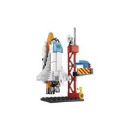 Bloques Centro lanzamiento Lander Lunar 107 Piezas Naranja
