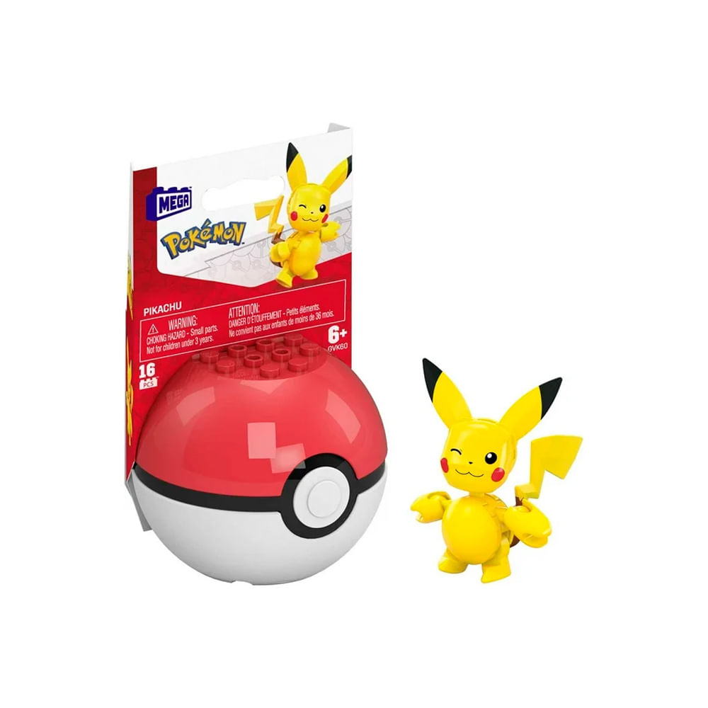 Pokemon Mega Pikachu Ball 16 piezas Modelo B