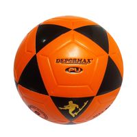 PELOTA PARA FÚTBOL TALLA #5 CUERO PU VULCANIZADO DEPORMAX NARANJA