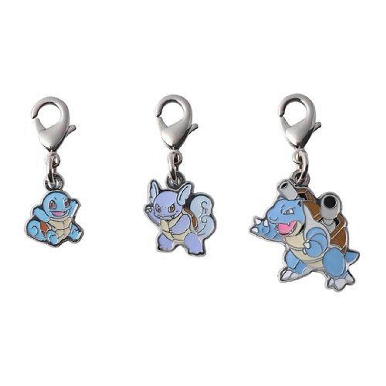 Pokemon Center LLaverito Metal Original Squirtle y evoluciones